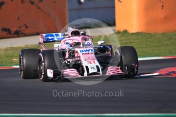 World © Octane Photographic Ltd. Formula 1 – Winter Test 2. Sahara Force India VJM11 - Esteban Ocon. Circuit de Barcelona-Catalunya, Spain. Friday 9th March 2018.