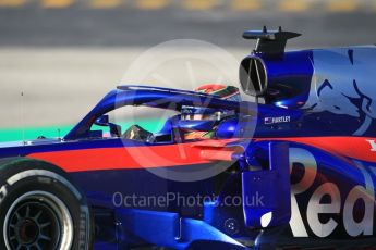 World © Octane Photographic Ltd. Formula 1 – Winter Test 2. Scuderia Toro Rosso STR13 – Brendon Hartley. Circuit de Barcelona-Catalunya, Spain. Friday 9th March 2018.