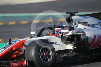 World © Octane Photographic Ltd. Formula 1 – Winter Test 2. Haas F1 Team VF-18 – Romain Grosjean. Circuit de Barcelona-Catalunya, Spain. Friday 9th March 2018.