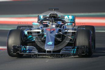 World © Octane Photographic Ltd. Formula 1 – Winter Test 2. Mercedes AMG Petronas Motorsport AMG F1 W09 EQ Power+ - Lewis Hamilton. Circuit de Barcelona-Catalunya, Spain. Friday 9th March 2018.