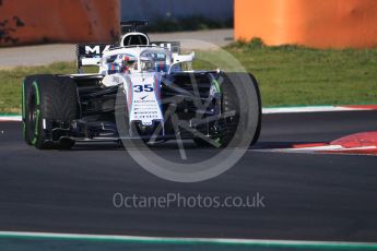 World © Octane Photographic Ltd. Formula 1 – Winter Test 2. Williams Martini Racing FW41 – Sergey Sirotkin. Circuit de Barcelona-Catalunya, Spain. Friday 9th March 2018.