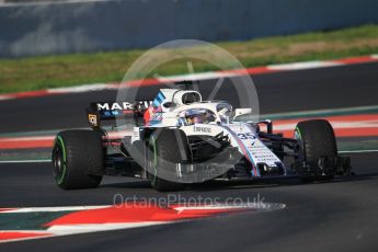 World © Octane Photographic Ltd. Formula 1 – Winter Test 2. Williams Martini Racing FW41 – Sergey Sirotkin. Circuit de Barcelona-Catalunya, Spain. Friday 9th March 2018.