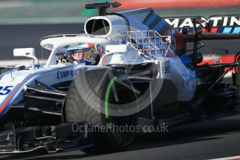 World © Octane Photographic Ltd. Formula 1 – Winter Test 2. Williams Martini Racing FW41 – Sergey Sirotkin. Circuit de Barcelona-Catalunya, Spain. Friday 9th March 2018.