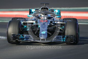 World © Octane Photographic Ltd. Formula 1 – Winter Test 2. Mercedes AMG Petronas Motorsport AMG F1 W09 EQ Power+ - Lewis Hamilton. Circuit de Barcelona-Catalunya, Spain. Friday 9th March 2018.