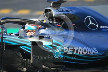 World © Octane Photographic Ltd. Formula 1 – Winter Test 2. Mercedes AMG Petronas Motorsport AMG F1 W09 EQ Power+ - Lewis Hamilton. Circuit de Barcelona-Catalunya, Spain. Friday 9th March 2018.