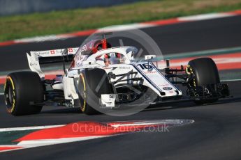 World © Octane Photographic Ltd. Formula 1 – Winter Test 2. Alfa Romeo Sauber F1 Team C37 – Charles Leclerc. Circuit de Barcelona-Catalunya, Spain. Friday 9th March 2018.