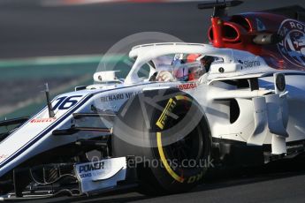 World © Octane Photographic Ltd. Formula 1 – Winter Test 2. Alfa Romeo Sauber F1 Team C37 – Charles Leclerc. Circuit de Barcelona-Catalunya, Spain. Friday 9th March 2018.