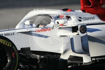 World © Octane Photographic Ltd. Formula 1 – Winter Test 2. Alfa Romeo Sauber F1 Team C37 – Charles Leclerc. Circuit de Barcelona-Catalunya, Spain. Friday 9th March 2018.