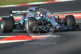 World © Octane Photographic Ltd. Formula 1 – Winter Test 2. Mercedes AMG Petronas Motorsport AMG F1 W09 EQ Power+ - Lewis Hamilton. Circuit de Barcelona-Catalunya, Spain. Friday 9th March 2018.