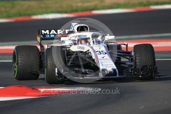 World © Octane Photographic Ltd. Formula 1 – Winter Test 2. Williams Martini Racing FW41 – Sergey Sirotkin. Circuit de Barcelona-Catalunya, Spain. Friday 9th March 2018.