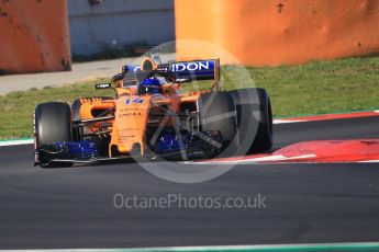 World © Octane Photographic Ltd. Formula 1 – Winter Test 2. McLaren MCL33 – Fernando Alonso. Circuit de Barcelona-Catalunya, Spain. Friday 9th March 2018.