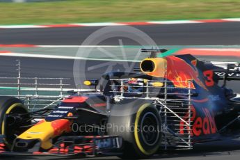 World © Octane Photographic Ltd. Formula 1 – Winter Test 2. Aston Martin Red Bull Racing TAG Heuer RB14 – Daniel Ricciardo. Circuit de Barcelona-Catalunya, Spain. Friday 9th March 2018.