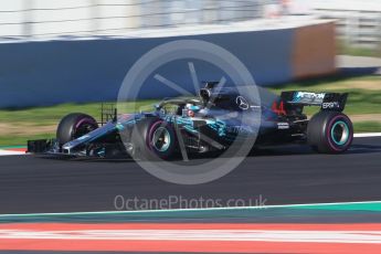 World © Octane Photographic Ltd. Formula 1 – Winter Test 2. Mercedes AMG Petronas Motorsport AMG F1 W09 EQ Power+ - Lewis Hamilton. Circuit de Barcelona-Catalunya, Spain. Friday 9th March 2018.