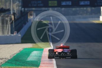 World © Octane Photographic Ltd. Formula 1 – Winter Test 2. Scuderia Ferrari SF71-H – Kimi Raikkonen. Circuit de Barcelona-Catalunya, Spain. Friday 9th March 2018.