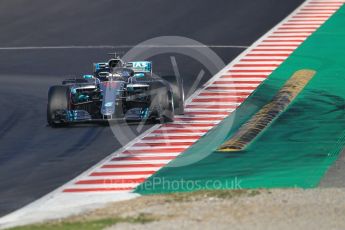 World © Octane Photographic Ltd. Formula 1 – Winter Test 2. Mercedes AMG Petronas Motorsport AMG F1 W09 EQ Power+ - Lewis Hamilton. Circuit de Barcelona-Catalunya, Spain. Friday 9th March 2018.