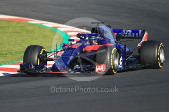 World © Octane Photographic Ltd. Formula 1 – Winter Test 2. Scuderia Toro Rosso STR13 – Brendon Hartley. Circuit de Barcelona-Catalunya, Spain. Friday 9th March 2018.