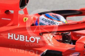 World © Octane Photographic Ltd. Formula 1 – Winter Test 2. Scuderia Ferrari SF71-H – Kimi Raikkonen. Circuit de Barcelona-Catalunya, Spain. Friday 9th March 2018.