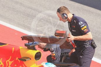 World © Octane Photographic Ltd. Formula 1 – Winter Test 2. Aston Martin Red Bull Racing TAG Heuer RB14 airbox cooling probe. Circuit de Barcelona-Catalunya, Spain. Friday 9th March 2018.