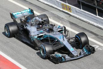 World © Octane Photographic Ltd. Formula 1 – Winter Test 2. Mercedes AMG Petronas Motorsport AMG F1 W09 EQ Power+ - Valtteri Bottas. Circuit de Barcelona-Catalunya, Spain. Friday 9th March 2018.