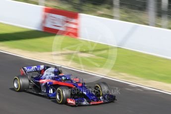 World © Octane Photographic Ltd. Formula 1 – Winter Test 2. Scuderia Toro Rosso STR13 – Brendon Hartley. Circuit de Barcelona-Catalunya, Spain. Friday 9th March 2018.