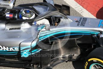 World © Octane Photographic Ltd. Formula 1 – Winter Test 2. Mercedes AMG Petronas Motorsport AMG F1 W09 EQ Power+ - Valtteri Bottas. Circuit de Barcelona-Catalunya, Spain. Friday 9th March 2018.