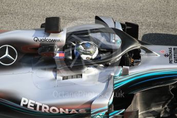 World © Octane Photographic Ltd. Formula 1 – Winter Test 2. Mercedes AMG Petronas Motorsport AMG F1 W09 EQ Power+ - Valtteri Bottas. Circuit de Barcelona-Catalunya, Spain. Friday 9th March 2018.