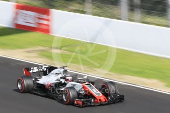 World © Octane Photographic Ltd. Formula 1 – Winter Test 2. Haas F1 Team VF-18 – Romain Grosjean. Circuit de Barcelona-Catalunya, Spain. Friday 9th March 2018.