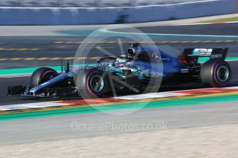 World © Octane Photographic Ltd. Formula 1 – Winter Test 2. Mercedes AMG Petronas Motorsport AMG F1 W09 EQ Power+ - Lewis Hamilton. Circuit de Barcelona-Catalunya, Spain. Friday 9th March 2018.