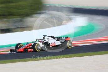 World © Octane Photographic Ltd. Formula 1 – Winter Test 2. Haas F1 Team VF-18 – Romain Grosjean. Circuit de Barcelona-Catalunya, Spain. Friday 9th March 2018.