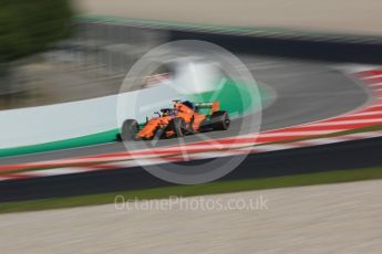 World © Octane Photographic Ltd. Formula 1 – Winter Test 2. McLaren MCL33 – Fernando Alonso. Circuit de Barcelona-Catalunya, Spain. Friday 9th March 2018.