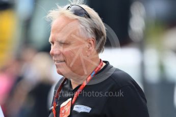 World © Octane Photographic Ltd. Formula 1 – Winter Test 2. Haas F1 Team, Team Owner – Gene Haas. Circuit de Barcelona-Catalunya, Spain. Friday 9th March 2018.