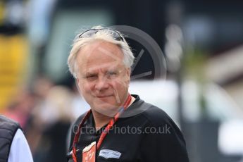 World © Octane Photographic Ltd. Formula 1 – Winter Test 2. Haas F1 Team, Team Owner – Gene Haas. Circuit de Barcelona-Catalunya, Spain. Friday 9th March 2018.