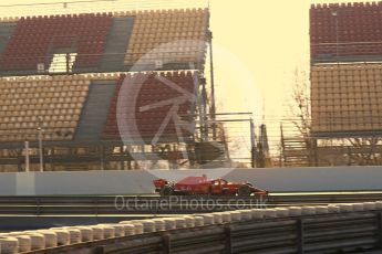 World © Octane Photographic Ltd. Formula 1 – Winter Test 2. Scuderia Ferrari SF71-H – Kimi Raikkonen. Circuit de Barcelona-Catalunya, Spain. Friday 9th March 2018.