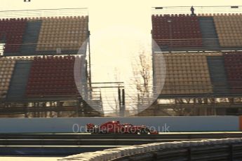 World © Octane Photographic Ltd. Formula 1 – Winter Test 2. Scuderia Ferrari SF71-H – Kimi Raikkonen. Circuit de Barcelona-Catalunya, Spain. Friday 9th March 2018.