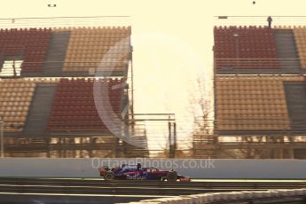 World © Octane Photographic Ltd. Formula 1 – Winter Test 2. Scuderia Toro Rosso STR13 – Brendon Hartley. Circuit de Barcelona-Catalunya, Spain. Friday 9th March 2018.