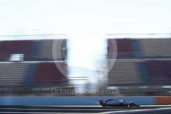 World © Octane Photographic Ltd. Formula 1 – Winter Test 2. Haas F1 Team VF-18 – Romain Grosjean. Circuit de Barcelona-Catalunya, Spain. Friday 9th March 2018.