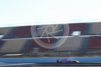 World © Octane Photographic Ltd. Formula 1 – Winter Test 2. Sahara Force India VJM11 - Esteban Ocon. Circuit de Barcelona-Catalunya, Spain. Friday 9th March 2018.