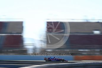 World © Octane Photographic Ltd. Formula 1 – Winter Test 2. Scuderia Toro Rosso STR13 – Brendon Hartley. Circuit de Barcelona-Catalunya, Spain. Friday 9th March 2018.