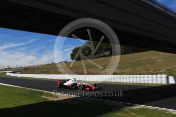 World © Octane Photographic Ltd. Formula 1 – Winter Test 2. Haas F1 Team VF-18 – Romain Grosjean. Circuit de Barcelona-Catalunya, Spain. Friday 9th March 2018.