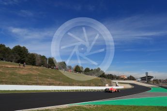 World © Octane Photographic Ltd. Formula 1 – Winter Test 2. Scuderia Ferrari SF71-H – Kimi Raikkonen. Circuit de Barcelona-Catalunya, Spain. Friday 9th March 2018.