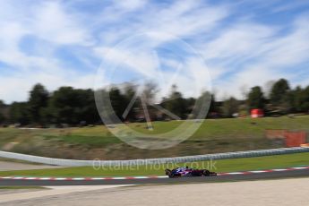 World © Octane Photographic Ltd. Formula 1 – Winter Test 2. Scuderia Toro Rosso STR13 – Brendon Hartley. Circuit de Barcelona-Catalunya, Spain. Friday 9th March 2018.