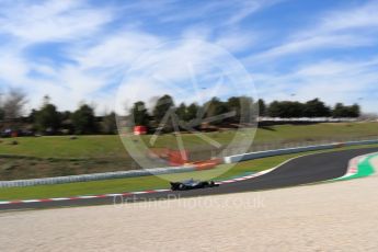 World © Octane Photographic Ltd. Formula 1 – Winter Test 2. Mercedes AMG Petronas Motorsport AMG F1 W09 EQ Power+ - Lewis Hamilton. Circuit de Barcelona-Catalunya, Spain. Friday 9th March 2018.