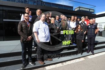 World © Octane Photographic Ltd. Formula 1 – Winter Test 2. The #F1 paddock family tribute to Henry Hope-Frost #HHF #fever Circuit de Barcelona-Catalunya, Spain. Friday 9th March 2018.