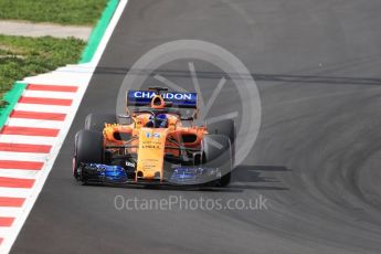 World © Octane Photographic Ltd. Formula 1 – Winter Test 2. McLaren MCL33 – Fernando Alonso. Circuit de Barcelona-Catalunya, Spain. Friday 9th March 2018.