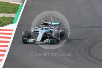 World © Octane Photographic Ltd. Formula 1 – Winter Test 2. Mercedes AMG Petronas Motorsport AMG F1 W09 EQ Power+ - Valtteri Bottas. Circuit de Barcelona-Catalunya, Spain. Friday 9th March 2018.