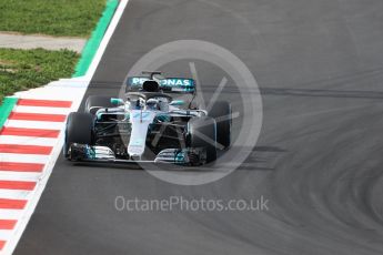 World © Octane Photographic Ltd. Formula 1 – Winter Test 2. Mercedes AMG Petronas Motorsport AMG F1 W09 EQ Power+ - Valtteri Bottas. Circuit de Barcelona-Catalunya, Spain. Friday 9th March 2018.