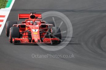 World © Octane Photographic Ltd. Formula 1 – Winter Test 2. Scuderia Ferrari SF71-H – Kimi Raikkonen. Circuit de Barcelona-Catalunya, Spain. Friday 9th March 2018.