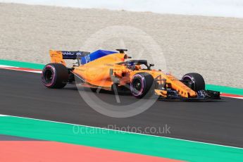 World © Octane Photographic Ltd. Formula 1 – Winter Test 2. McLaren MCL33 – Fernando Alonso. Circuit de Barcelona-Catalunya, Spain. Friday 9th March 2018.