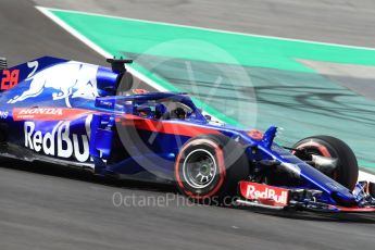 World © Octane Photographic Ltd. Formula 1 – Winter Test 2. Scuderia Toro Rosso STR13 – Brendon Hartley. Circuit de Barcelona-Catalunya, Spain. Friday 9th March 2018.