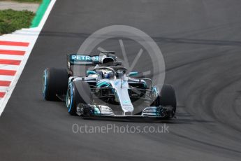 World © Octane Photographic Ltd. Formula 1 – Winter Test 2. Mercedes AMG Petronas Motorsport AMG F1 W09 EQ Power+ - Valtteri Bottas. Circuit de Barcelona-Catalunya, Spain. Friday 9th March 2018.